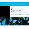 HP C9470A  N°91  Cyan Clair  775ml