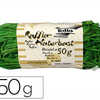 RAPHIA VAGATAL BRIN 1M PELOTE 50G COLORIS VERT MOYEN