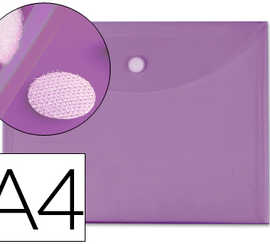 pochette-enveloppe-liderpapel-polypropylene-180-microns-a4-297x210mm-fermeture-velcro-coloris-violet