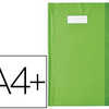 PROTEGE-CAHIER ELBA STYL'SMS P VC OPAQUE 12/100E SANS PHTALATES PORTE-ATIQUETTE ET ATIQUETTE A4+ 240X320MM VERT CLAIR