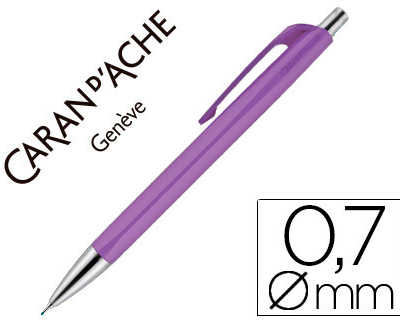 porte-mines-caran-d-ache-884-infinite-0-7-mm-coloris-mauve