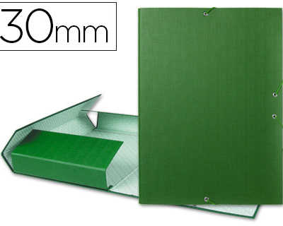 bo-te-classement-carton-liderpapel-1-9mm-projets-paper-coat-250x350mm-documents-a4-dos-30mm-coloris-vert