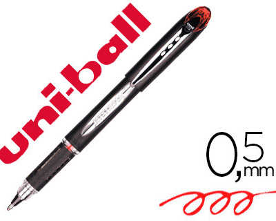 stylo-bille-uniball-jetstream-acriture-moyenne-0-5mm-encre-gel-grip-antiglisse-encre-ultra-fluide-rechargeable-rouge