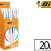 STYLO-BILLE BIC CRISTAL UP ENC RE EASY GLIDE POINTE 1.2MM COLORIS ASSORTIS FUN ROSE/VIOLET/TURQUOISE/VERT 20 UNITAS