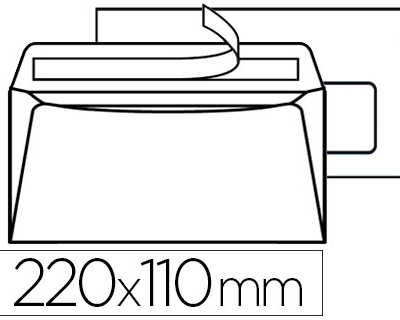 enveloppe-blanche-la-couronne-office-dl-110x220mm-80g-adhasive-fen-tre-45x100mm-ouverture-facile-bo-te-500-unitas