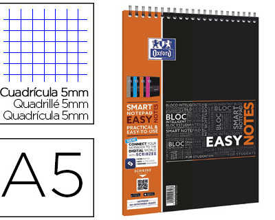 bloc-notes-oxford-bureau-orang-e-agrafa-reliure-intagrale-a5-160-pages-80g-raglure-5x5mm