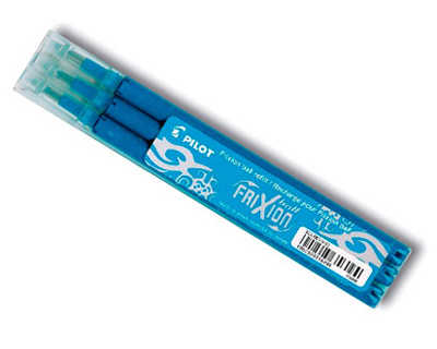 recharge-roller-pilot-frixion-ball-acriture-moyenne-0-5mm-encre-effacable-coloris-turquoise-set-de-3-unitas