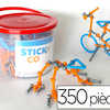 JEU DE CONSTRUCTION STICK & CO OZ INTERNATIONAL SEAU DE 350 PIÈCES