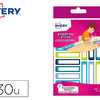 ATIQUETTE STYLOS AVERY ULTRA R ASISTANTE POUR IDENTIFIER MATARIEL SCOLAIRE COLORIS BLEU SACHET 30 UNITAS