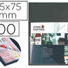 POCHETTE COIN TARIFOLD 3L ADHA SIVE POLYPROPYLENE TRANSPARENT RASISTANT FORMAT TRIANGLE 75X75MM BOÎTE 100 UNITAS