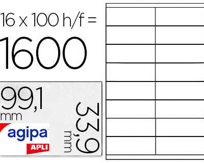 atiquette-adhasive-apli-agipa-imprimante-laser-copieur-99-1x33-9mm-coins-arrondis-bo-te-1600-unitas