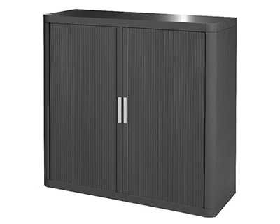 armoire-paperflow-easyoffice-2-tablettes-charge-75kg-structure-anthra-rideaux-104x110x41-5cm-coloris-anthracite