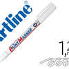 MARQUEUR ARTLINE PERMANENT PAI NT MARKER 440 POINTE FINE CONIQUE 1.2MM ENCRE PIGMENTAE BASE D'HUILE COLORIS BLANC