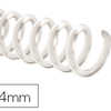 SPIRALE Q-CONNECT PLASTIQUE TR ANSPARENT 32 5:1 100F CALIBRE 1.8MM DIAMETRE 14MM BOÎTE 100 UNITAS