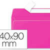 ENVELOPPE CLAIREFONTAINE POLLE N 90X140MM 120G COLORIS ROSE FUCHSIA PAQUET 20 UNITAS