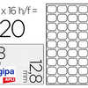 ATIQUETTE ADHASIVE APLI AGIPA MULTI-USAGE 12.8X38MM LASER JET D'ENCRE FORMATS PARAMATRAS ATUI A5 720 UNITAS