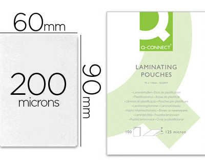 pochette-plastification-q-conn-ect-achaud-aconomique-format-90x60mm-200-microns-bo-te-100-unitas