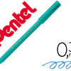 FEUTRE ROLLER BALL PENTEL R56 BILLE POINTE PLASTIQUE ACRITURE FINE 0.3MM COLORIS BLEU