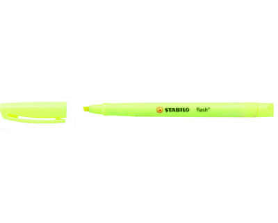 surligneur-stabilo-flash-traca-1-3-5mm-pointe-biseautae-agrafe-format-stylo-couleur-jaune