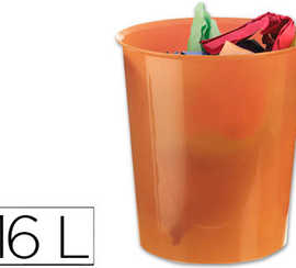 corbeille-apapier-q-connect-p-lastique-rasistant-16l-310x290mm-coloris-orange-translucide