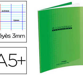 cahier-d-acriture-conquarant-c-lassique-couverture-polypropylene-rigide-a5-17x22cm-32-pages-90g-sayes-3mm-coloris-vert