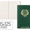 CARNET PIQUÉ CARPENTRAS PASSEPORT PARISIEN INÈS 8,5X12,5CM COLORIS VERT