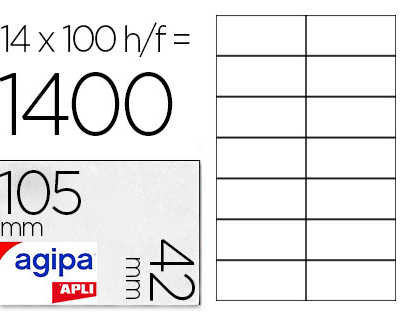 atiquette-adhasive-apli-agipa-multi-usage-105x42mm-toute-imprimante-bo-te-1400-unitas