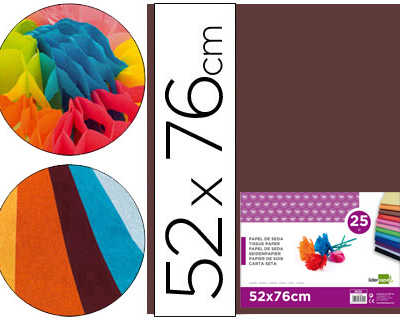 papier-de-soie-liderpapel-52x7-6cm-18g-m2-unicolore-marron-sachet-25f