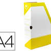 PORTE-REVUES FAST CARTON BLANC PAN COUPA 335X250X80MM IMPRESSION COULEUR VERNIE 2 TROUS DE PRAHENSION LIVRA APLAT JAUN