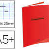 CAHIER D'ACRITURE CONQUARANT C LASSIQUE COUVERTURE POLYPROPYLENE RIGIDE 17X22CM 32 PAGES 90G SAYES 2,5MM COLORIS ROUGE