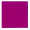 TABLEAU VERRE NAGA 45X45CM MAG NÉTIQUE VERRE INCLUS 2 AIMANTS 1 MARQUEUR EFFAÇABLE KIT FIXATION MUR COLORIS ROSE