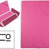 CHEMISE LIDERPAPEL CARTON REMB ORDA DOS FLEXIBLE A4+ 320X240MM 3 RABATS ALASTIQUE COLORIS FUCHSIA