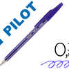 STYLO-BILLE PILOT BP-S ÉCRITURE FINE 0.3MM ENCRE DOUCE POINTE INDÉFORMABLE RECHARGEABLE CORPS TRANSLUCIDE COULEUR VIOLET