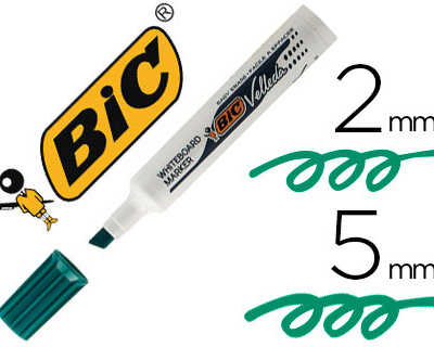 marqueur-bic-velleda-1791-effa-cable-pointe-biseautae-traca-2-5mm-corps-plastique-encre-catone-vert