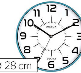 horloge-unilux-pop-quartz-haut-e-pracision-silencieuse-pile-1-5v-aa-fournie-diametre-28cm-lisibilita-30m-bleu