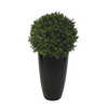 PLANTE BUIS BOULE MAXIFLEUR DELUXE PLASTIQUE QUALITÉ CASI NATURELLE DÉCO INTÉRIEUR EXTÉRIEUR HAUTEUR DIAMÈTRE 50CM VERT