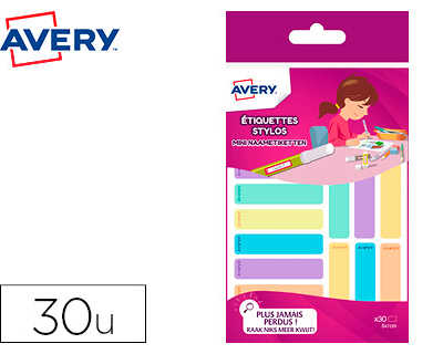 tiquette-avery-stylo-pastel-50x10mm-sachet-de-30-unit-s