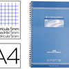 CAHIER CONQUARANT SEPT RELIURE INTAGRALE COUVERTURE OFFSET A4 21X29,7CM 180 PAGES 70G 5X5MM