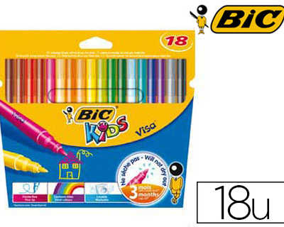 feutre-bic-kids-visa-coloriage-encre-lavable-capuchon-ventila-pointe-bloquae-ultra-rasistante-atui-carton-18-unitas