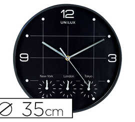 horloge-unilux-on-time-quartz-haute-pracision-4-fuseaux-horaires-4-piles-aa-1-5v-fournies-chiffres-blancs-fond-noir