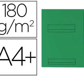 chemise-oxford-imprimae-240x31-5mm-2-rabats-encoche-latarale-emplacement-carte-visite-coloris-vert-lot-50-unitas