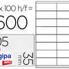 ATIQUETTE ADHASIVE APLI AGIPA MULTI-USAGE 105X35MM TOUTE IMPRIMANTE BOÎTE 1600 UNITAS