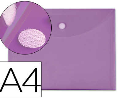 pochette-enveloppe-liderpapel-polypropylene-180-microns-a4-297x210mm-fermeture-velcro-coloris-violet