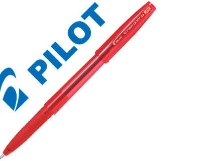 stylo-bille-pilot-super-grip-g-cap-pointe-extra-large-coloris-rouge