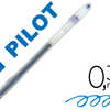 STYLO-BILLE PILOT G1 5 ACRITUR E FINE 0.3MM ENCRE GEL RECHARGEABLE CORPS TRANSLUCIDE COLORIS BLEU