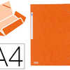 CHEMISE CARTON ELBA CARTON REC YCLÉ CARTE PELLICULÉE A4 210X297MM 5/10E 390G ÉTIQUETTE DORSALE ASPECT MARBRÉ ORANGE