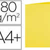 CHEMISE EXACOMPTA FOREVER CART E SEMI RIGIDE RECYCLAE 240X320MM 180G COLORIS JAUNE LOT 100 UNITAS