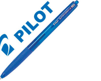 stylo-bille-pilot-super-grip-g-r-tractable-pointe-extra-large-coloris-bleu