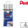 MARQUEUR PENTEL MAXIFLO EFFACA BLE TABLEAU BLANC POINTE CONIQUE TRACA 4MM ACRITURE 1200M CORPS PLASTIQUE RECYCLA 4 UNITA