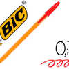 STYLO-BILLE BIC ORANGE ACRITUR E EXTRA FINE 0.3MM ENCRE CLASSIQUE BILLE INDAFORMABLE CAPUCHON COULEUR ENCRE ROUGE